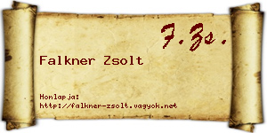 Falkner Zsolt névjegykártya